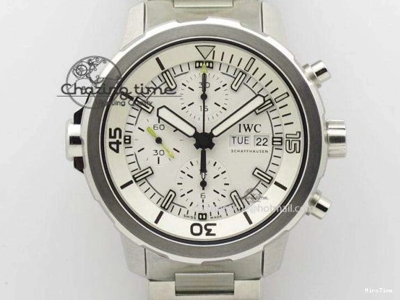 MIROTIME 0319 BestValue Aquatimer Automatic SS RSF 1:1 Best Edition White Orange Dial on SS Bracelet A 7072